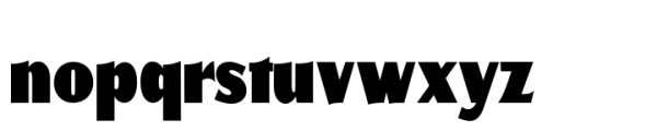 Ballacks Bold Font LOWERCASE