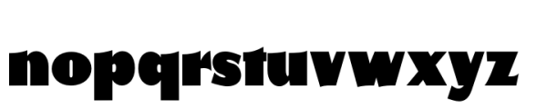 Ballacks Extra Black Font LOWERCASE