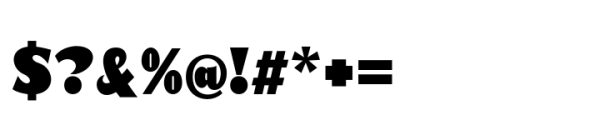 Ballacks Extra Bold Font OTHER CHARS
