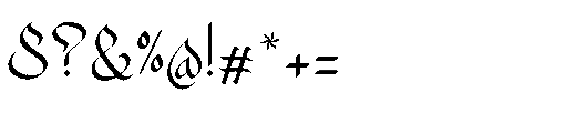 Ballaghi Font OTHER CHARS