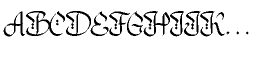 Ballaghi Font UPPERCASE
