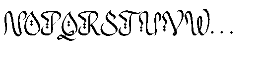 Ballaghi Font UPPERCASE