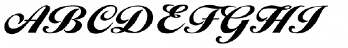 Ballantines Script EF Heavy Font UPPERCASE