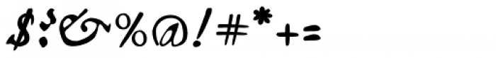 Ballard Basic Italic Font OTHER CHARS