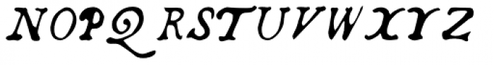 Ballard Basic Italic Font UPPERCASE