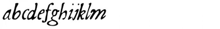 Ballard Basic Italic Font LOWERCASE