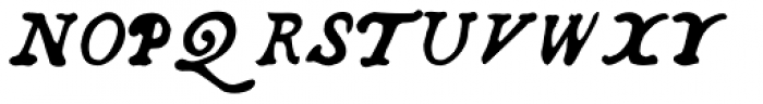 Ballard Italic Bold Font UPPERCASE