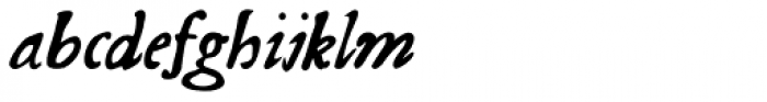 Ballard Italic Bold Font LOWERCASE