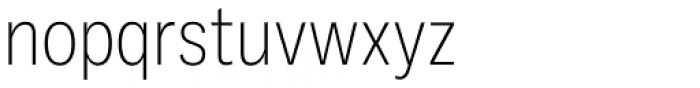 Ballinger Condensed Series Condensed X-Light Font LOWERCASE