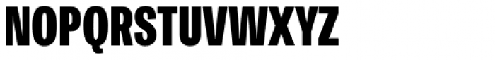 Ballinger Condensed Series X-Condensed Black Font UPPERCASE