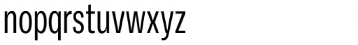 Ballinger Condensed Series X-Condensed Regular Font LOWERCASE