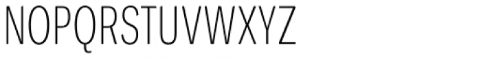 Ballinger Condensed Series X-Condensed X-Light Font UPPERCASE