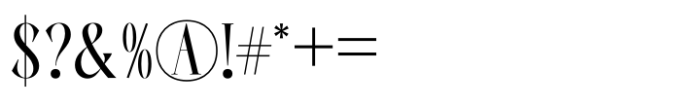 Balliome Regular Font OTHER CHARS