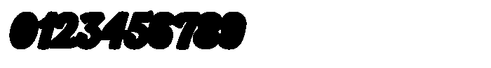 Ballpark Beauty Extruded Font OTHER CHARS