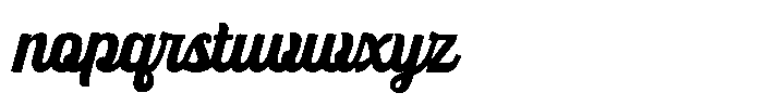 Ballpark Beauty Regular Font LOWERCASE