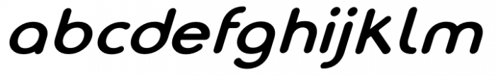 Ballpoint Italic Font LOWERCASE