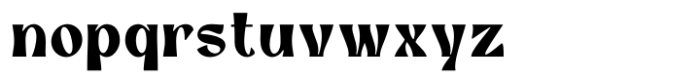 Balmore Font LOWERCASE
