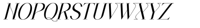 Balorune Italic Font UPPERCASE