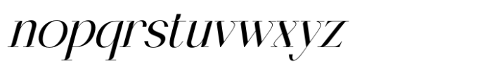 Balorune Italic Font LOWERCASE