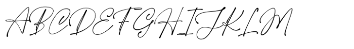Balothine Font UPPERCASE
