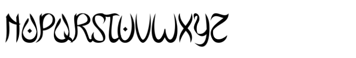 Balqiz Font UPPERCASE