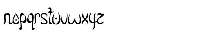 Balqiz Font LOWERCASE