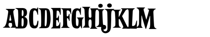 Balter Serif Regular Font UPPERCASE