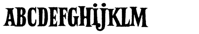 Balter Serif Rustic Font UPPERCASE