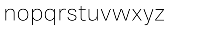 Balthis Extra Light Font LOWERCASE