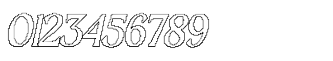 Balthis Pixel Outline Font OTHER CHARS