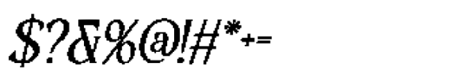 Balthis Pixel Regular Font OTHER CHARS