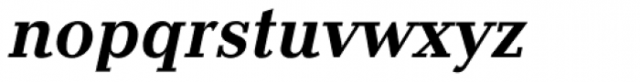 Baltica Bold Italic Font LOWERCASE