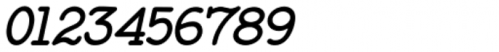 Baltimore Typewriter Italic Font OTHER CHARS