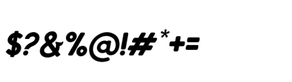 Baltore Soft Italic Font OTHER CHARS