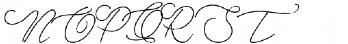 Balune Handwrite Font UPPERCASE
