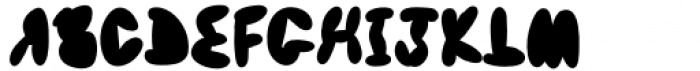 Baluno Type 14 Font UPPERCASE