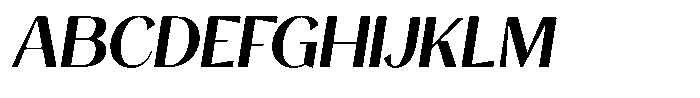 Balvier Italic Font UPPERCASE