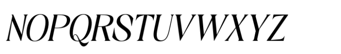 Balvine Italic Font UPPERCASE