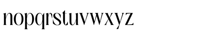 Balvine Regular Font LOWERCASE