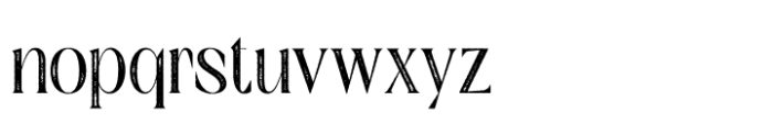 Balvine Stamp Regular Font LOWERCASE