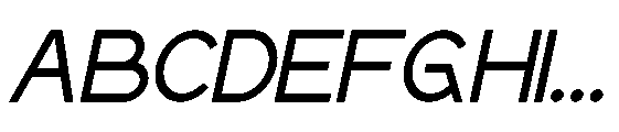 Balyt Italic Font UPPERCASE