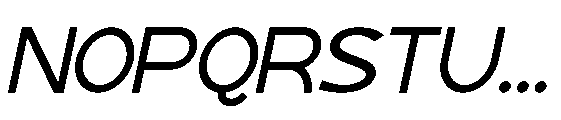 Balyt Italic Font UPPERCASE