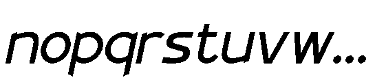 Balyt Italic Font LOWERCASE