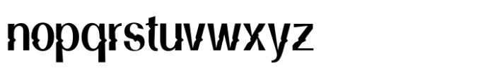 Bambinta Font LOWERCASE