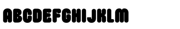 Bamboly Rounded Regular Font UPPERCASE