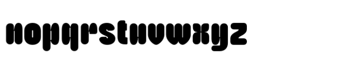 Bamboly Rounded Regular Font LOWERCASE