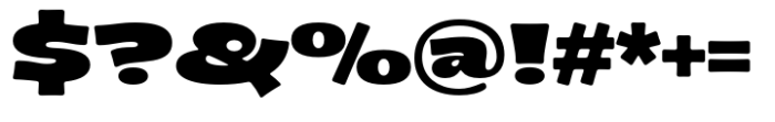 Bamboy Expanded Font OTHER CHARS