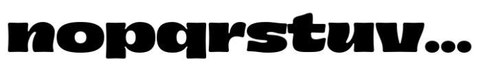 Bamboy Expanded Font LOWERCASE