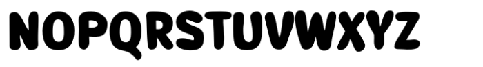 Banana Bread Font Heavy Font UPPERCASE