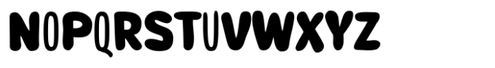 Banana Bread Font Mix Font UPPERCASE
